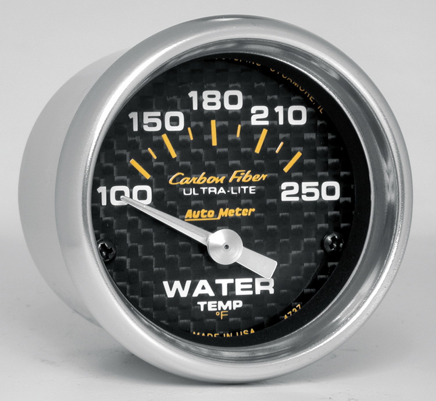 Autometer 4737 Carbon Fiber Electric Water Temperature Gauge Auto Meter Products