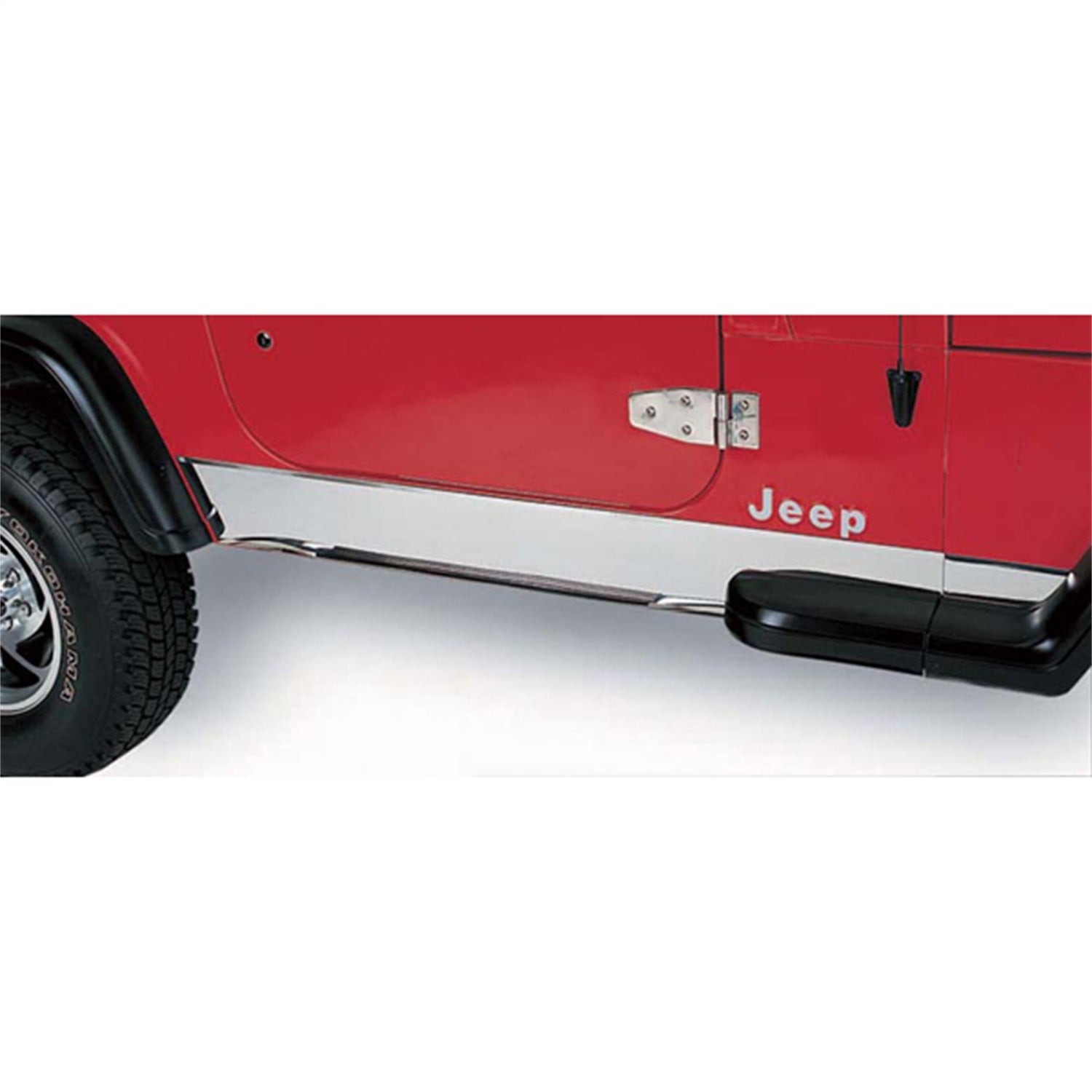Rugged Ridge 11145.02 Rocker Panel Fits 97-06 Wrangler (Tj)   Rocker Panel Fits