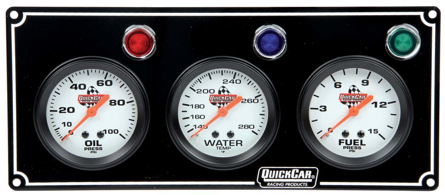 3 Gauge Panel  Op/Wt/Fp Black 3 Gauge Panel  Op/Wt/Fp Black