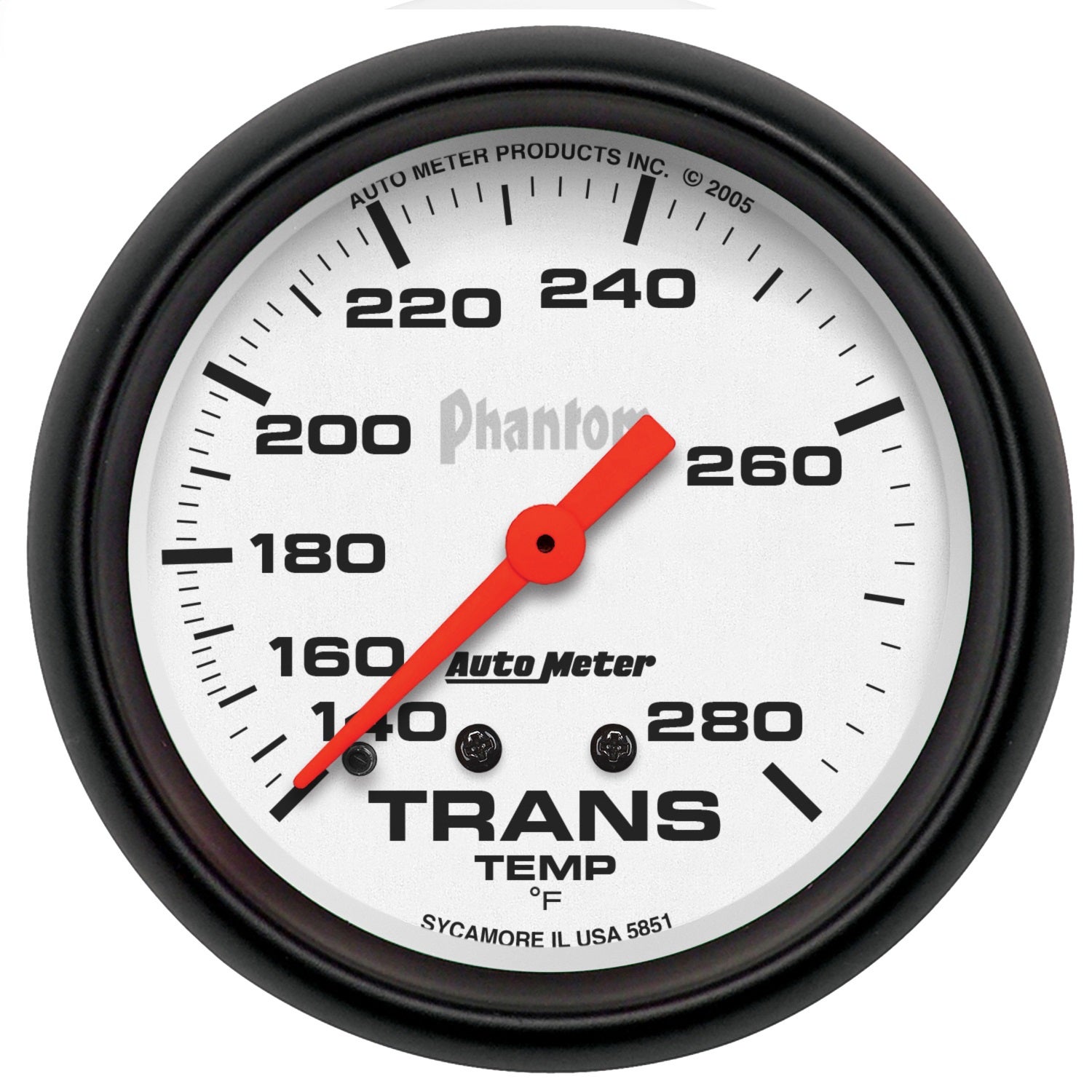 Autometer 5851 Phantom Mechanical Transmission Temperature Gauge Auto Meter