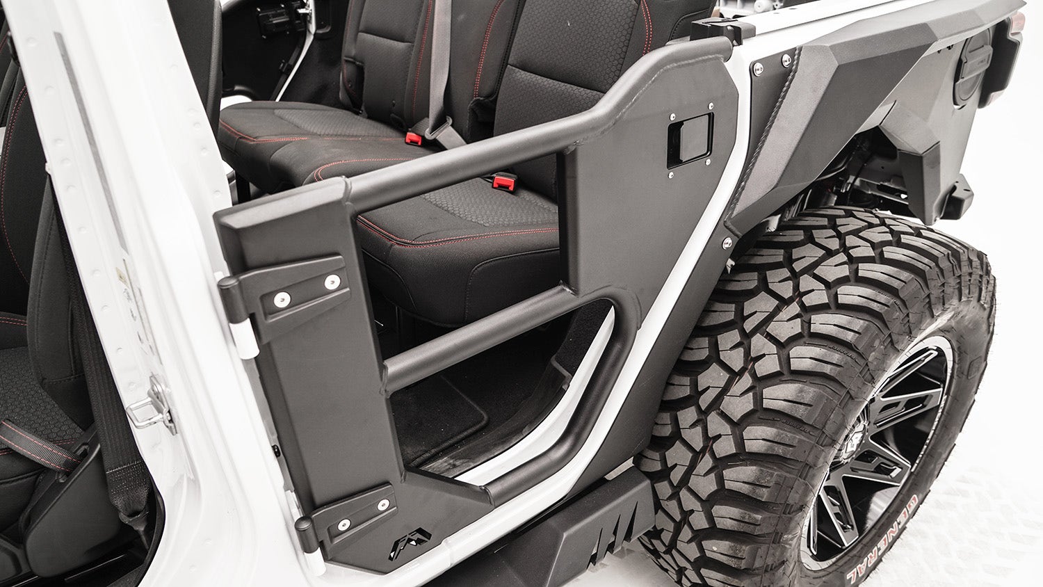 Fab Fours Jl1033-1 Half Tube Doors Fits 18-22 Gladiator Wrangler (Jl)   Half