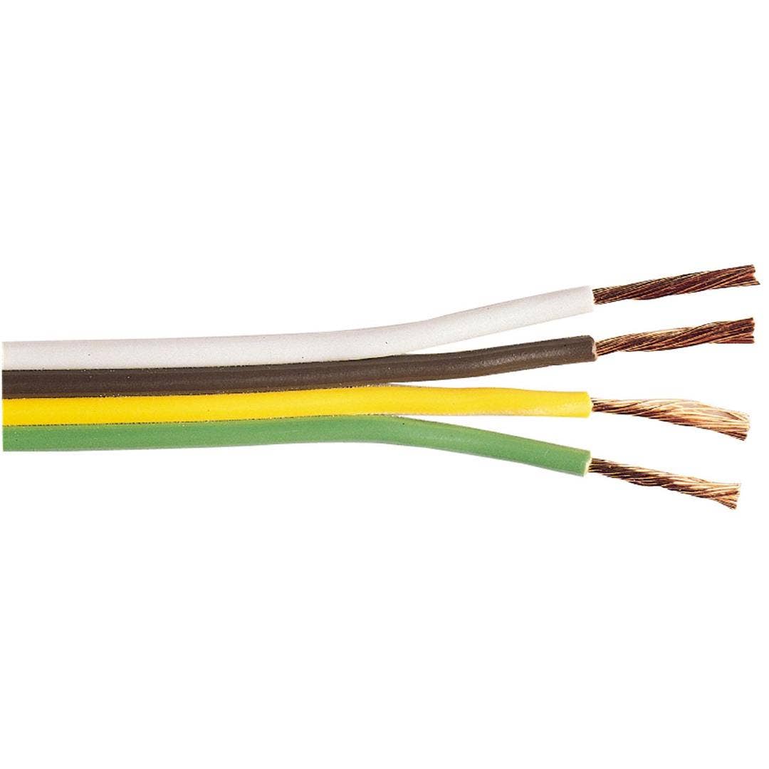 14 Ga 4 Way X 100' Flat W 14 Ga 4 Way X 100  Flat W