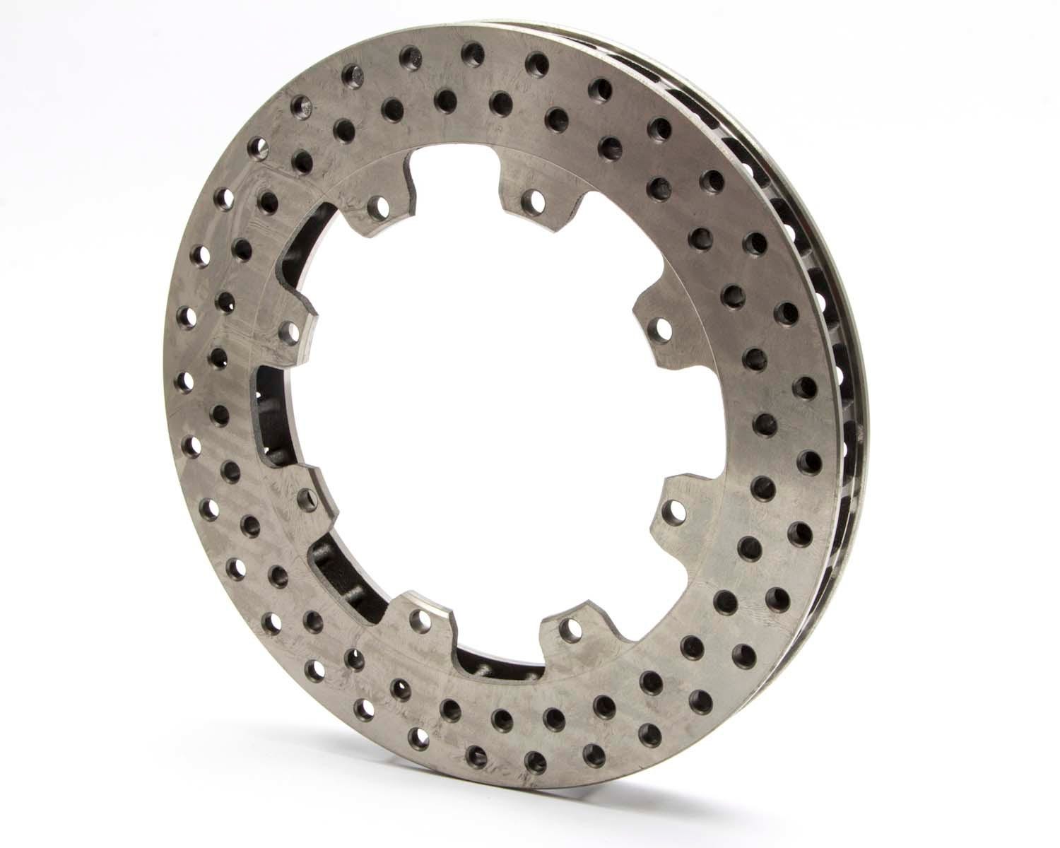 Afco Racing Products 11.75 In Od Drilled Straight Vane Brake Rotor P/N 9850-6120