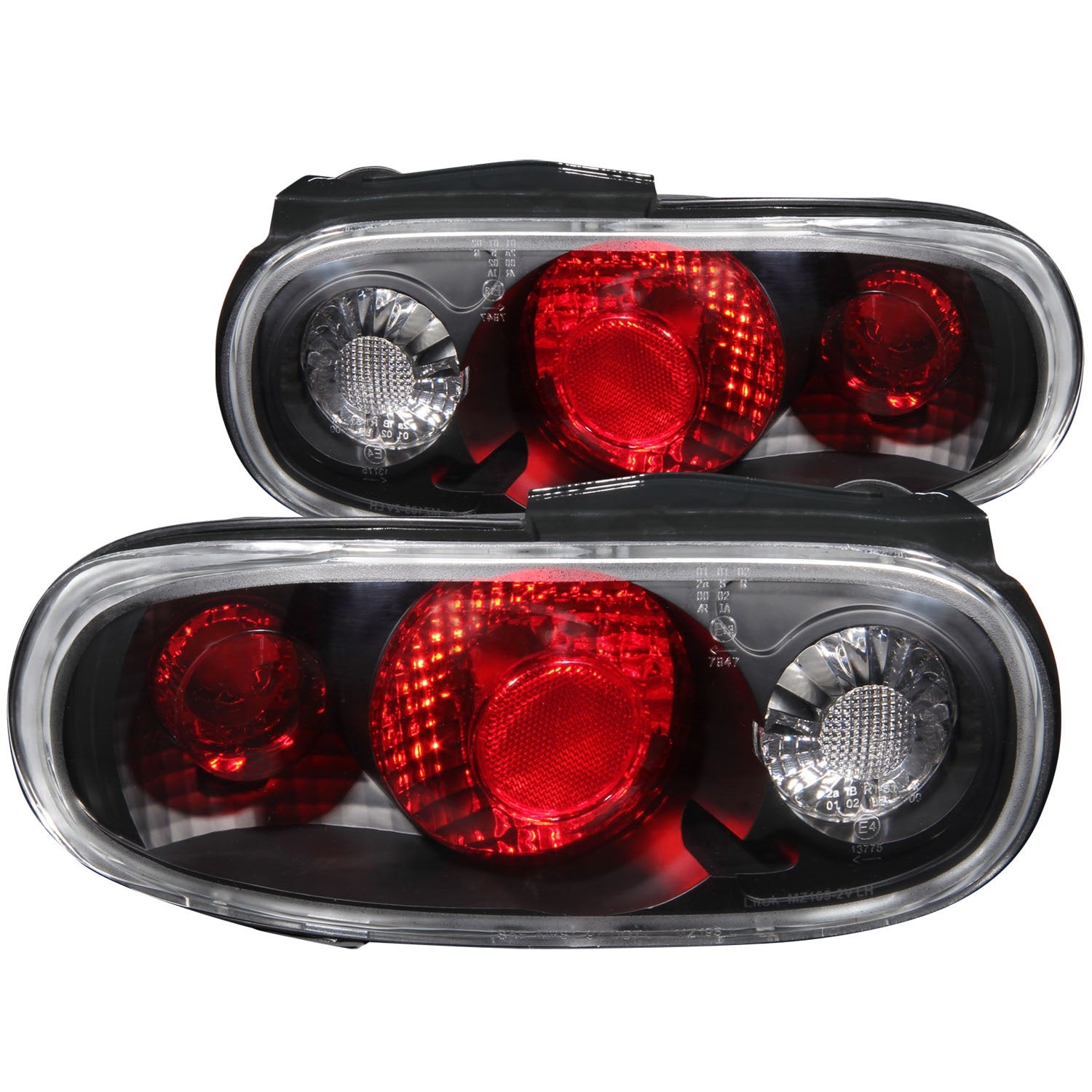 Anzo Usa 221077 Tail Light Assembly Fits 90-97 Miata   Tail Light Assembly Fits