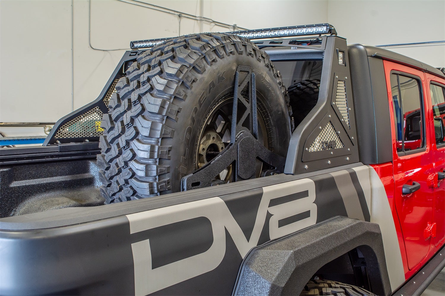 Dv8 Offroad Tcgl-02 Tire Carrier Fits 20-22 Gladiator   Tire Carrier Fits 20-22
