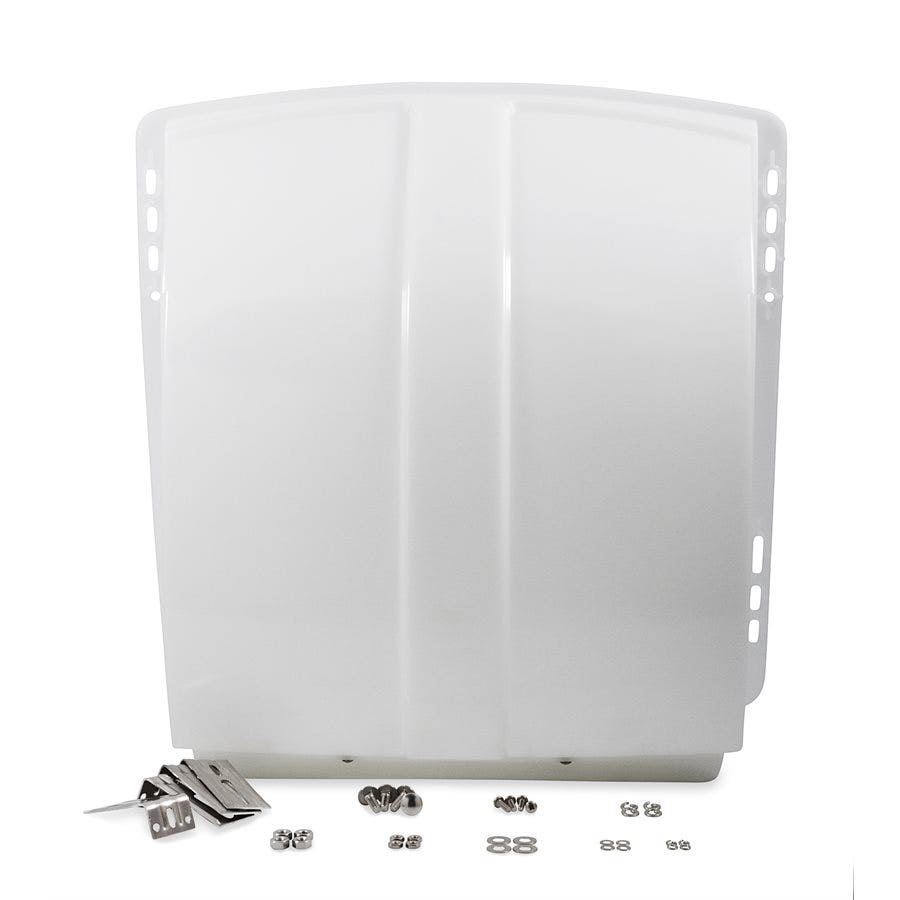 Camco 40433 White Vent Cover   Roof Vent Cover  Compatibility - 14 Inch X 14