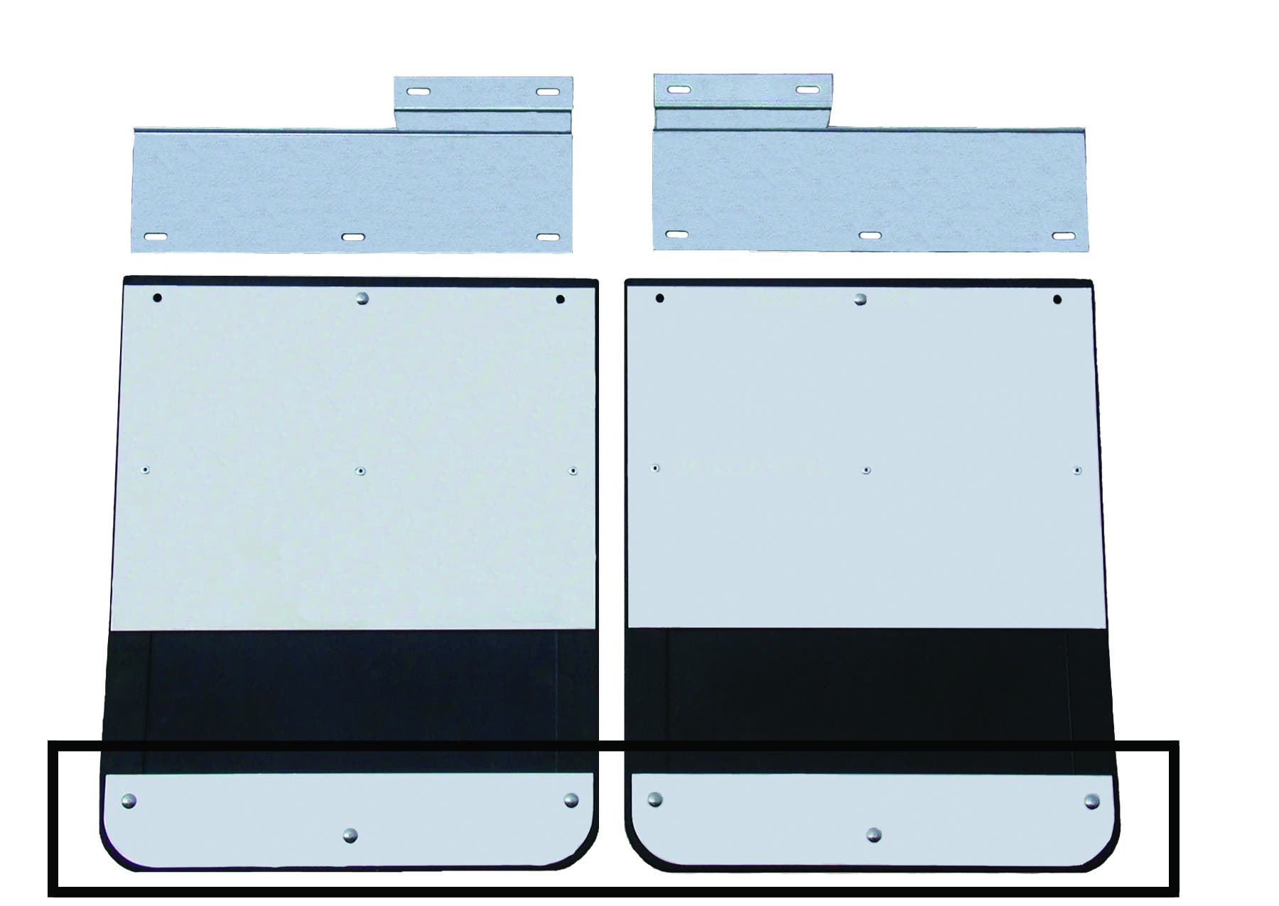 Go Industries 719 Mud Flap Wts 18 3/4"""   Mud Flap Weight; Shape - Rectangle,