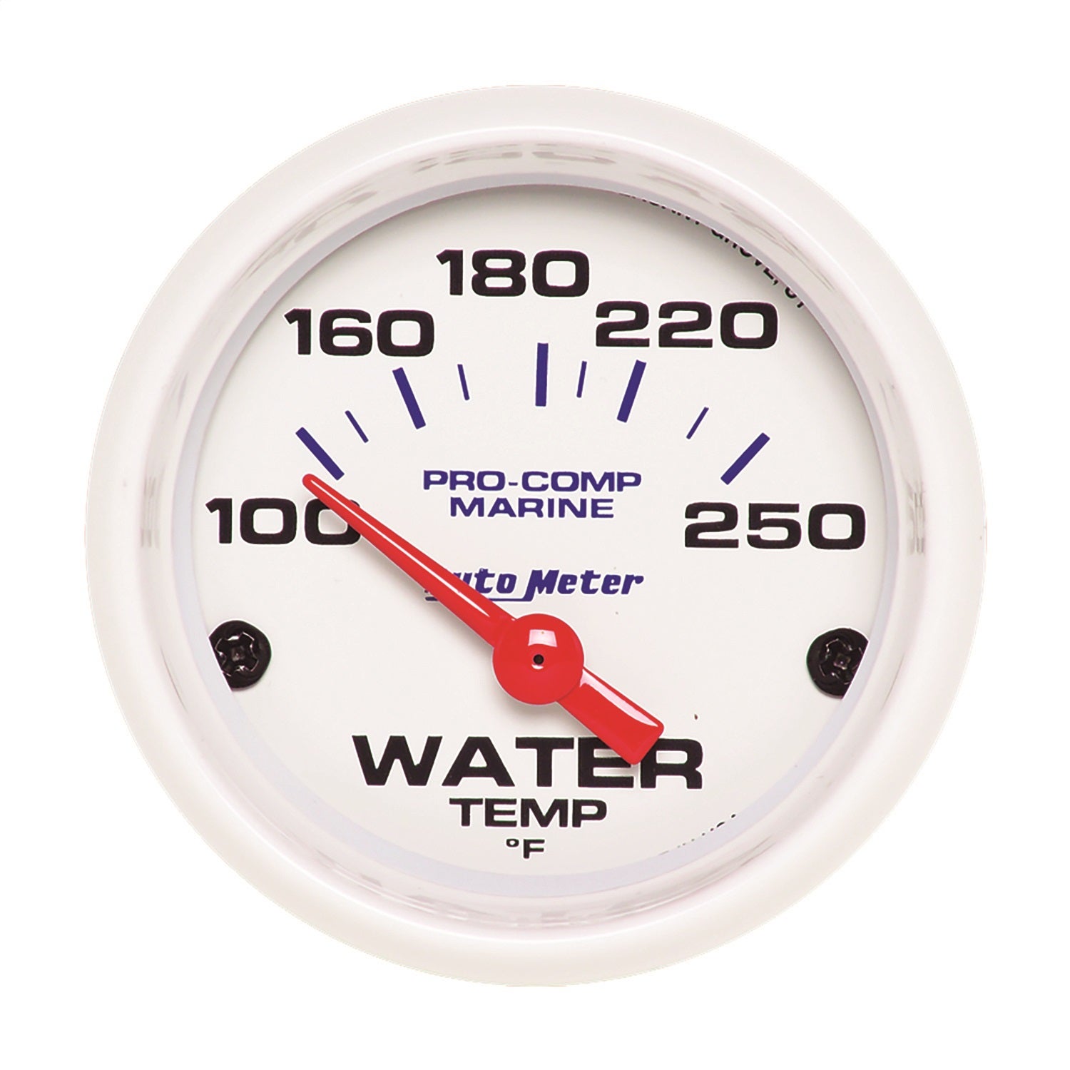 Autometer 200762 Marine Electric Water Temperature Gauge   Marine Electric Water