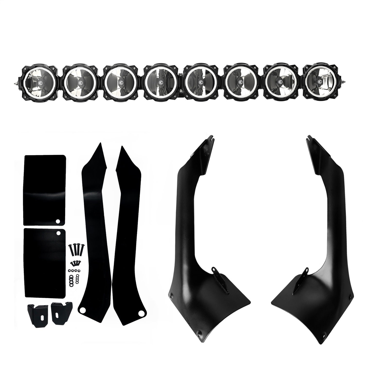 Kc Hilites 91336   Gravity Led Combo Bar Fits 07-18 Wrangler (Jk) Wrangler (Jl)