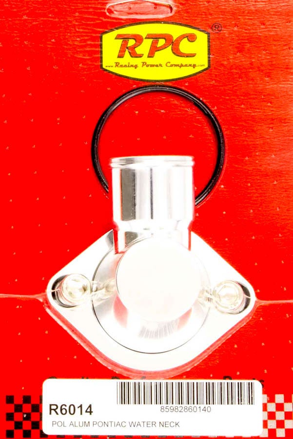 Racing Power R6014 Polished Aluminum Water Neck Racing Power  Polished Aluminum