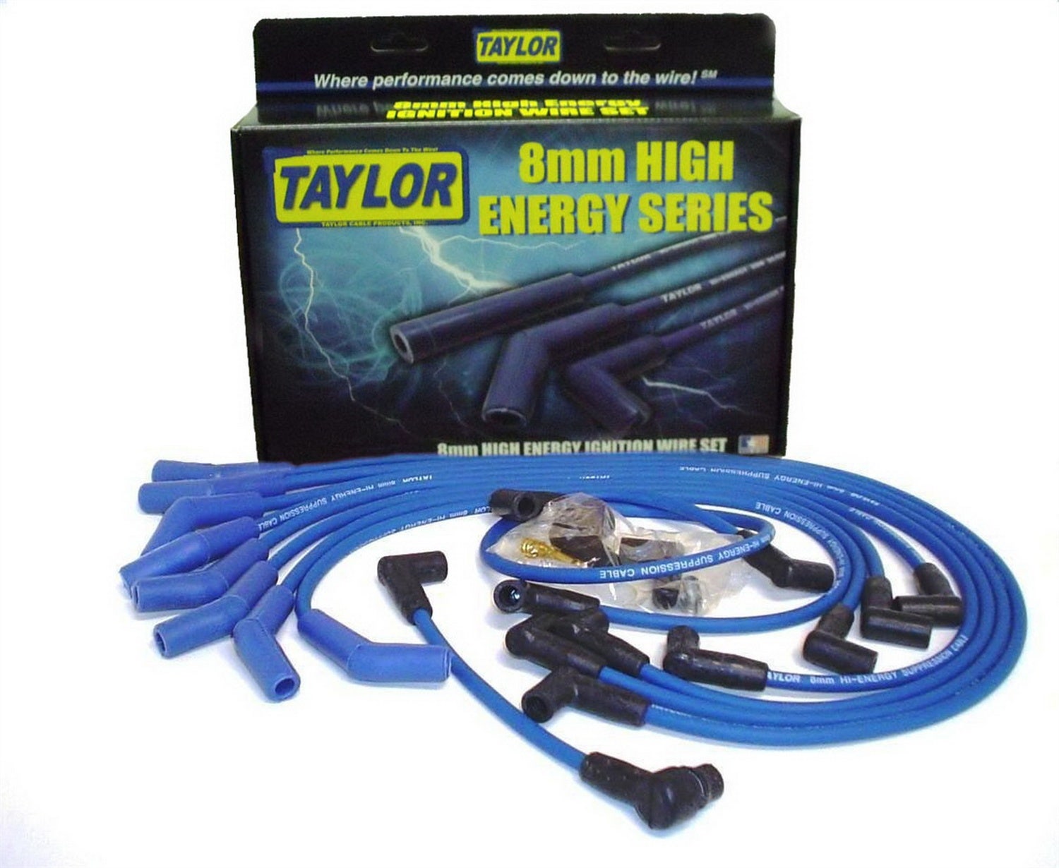 Taylor Cable 64658 High Energy 8Mm Ignition Wire Set   Spark Plug Wire Set High