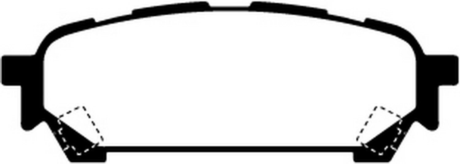 Ebc Brakes Dp31687c Redstuff Ceramic Low Dust Brake Pads  Dp31659c Brake Pad