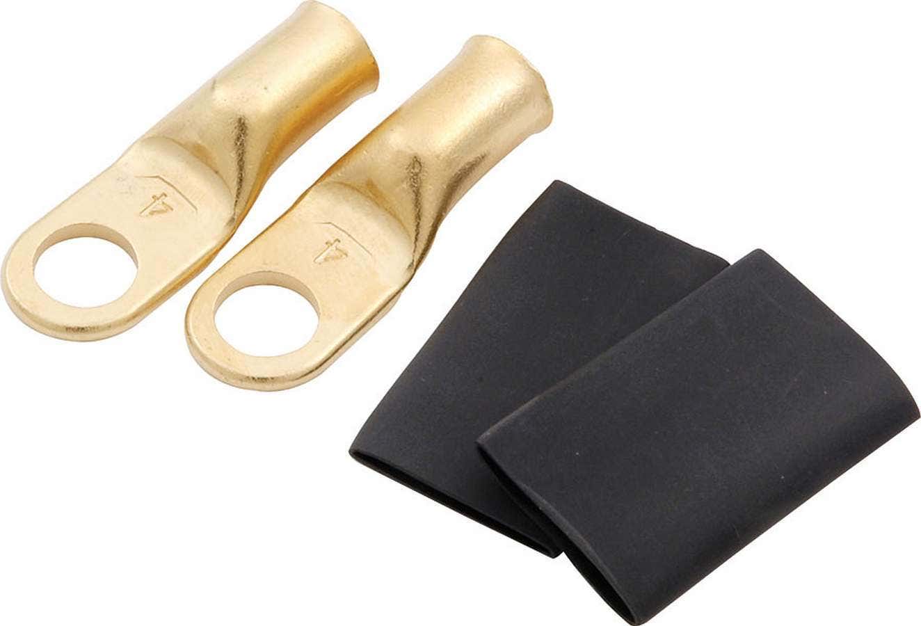 Allstar Performance All76119 3/8" Hole 4-Gauge Ring Terminal - Pair   3/8  Hole