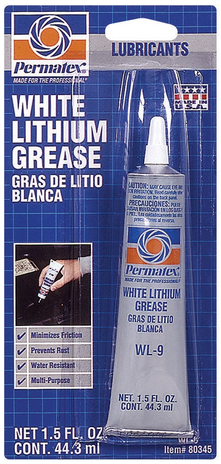 Permatex 80345 White Lithium Grease, 1.5 Oz.   White Lithium Grease, 1.5 Oz.