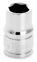 Performance Tool W38210 6-Point Socket, 3/8" Drive, 10Mm Socket  Type - Metric,