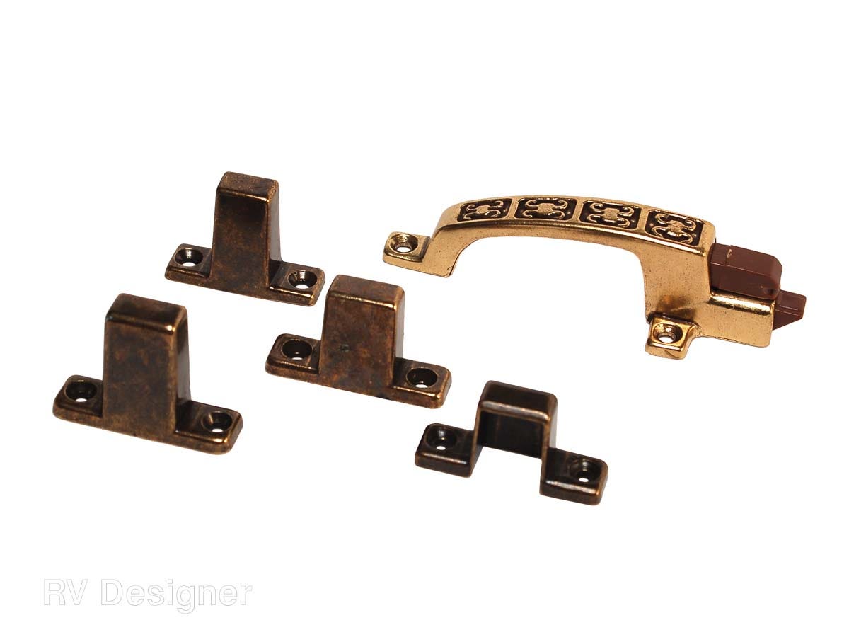 Rv Designer H241, Positive Latch, Three Screw Mount, Includes Four Strikes,