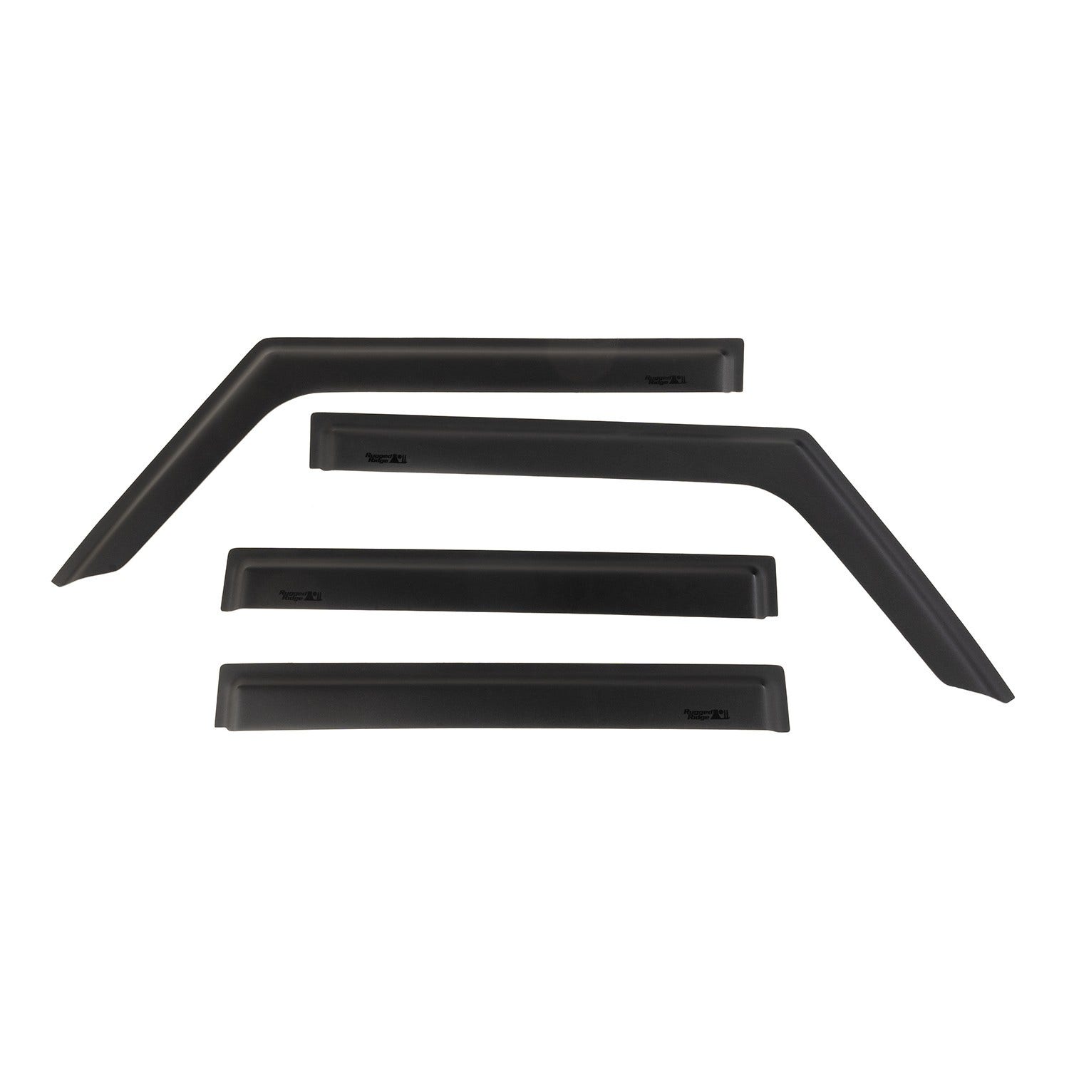 Rugged Ridge 11349.17 Window Visors Set Fits 18-23 Gladiator Wrangler (Jl)