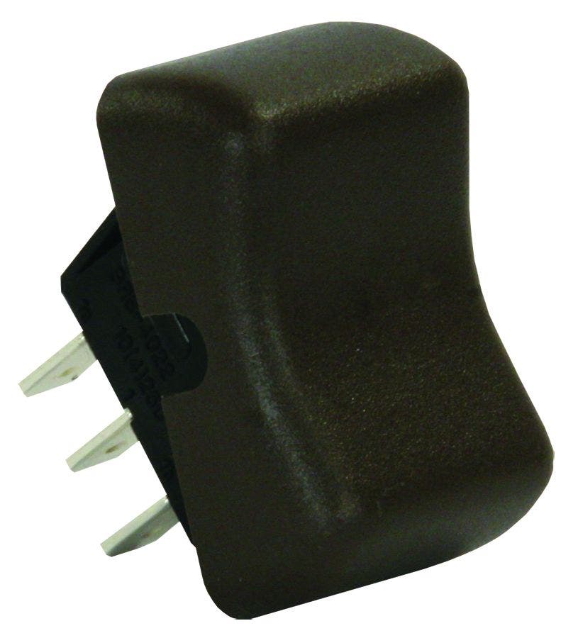 Jr Products 13085 Brown Spdt On/On Switch   Multi Purpose Switch; Type - Rocker,