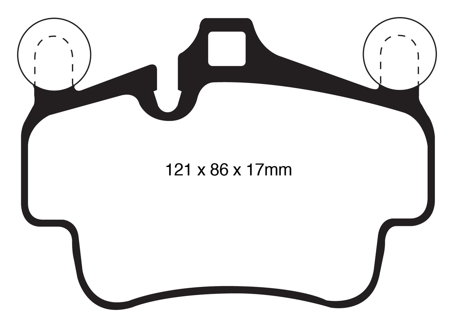 Ebc Brakes Dp32029c Redstuff Ceramic Low Dust Brake Pads Fits 911 Boxster Cayman