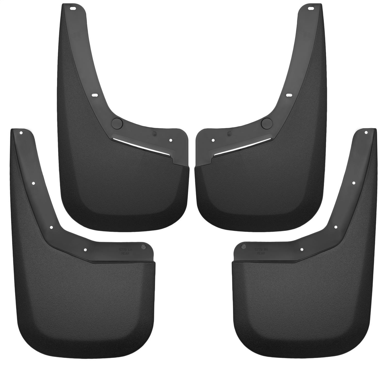 Husky Liners 56796 Custom Molded Mud Guard Set Husky Liner  Mud Flap Custom Mud