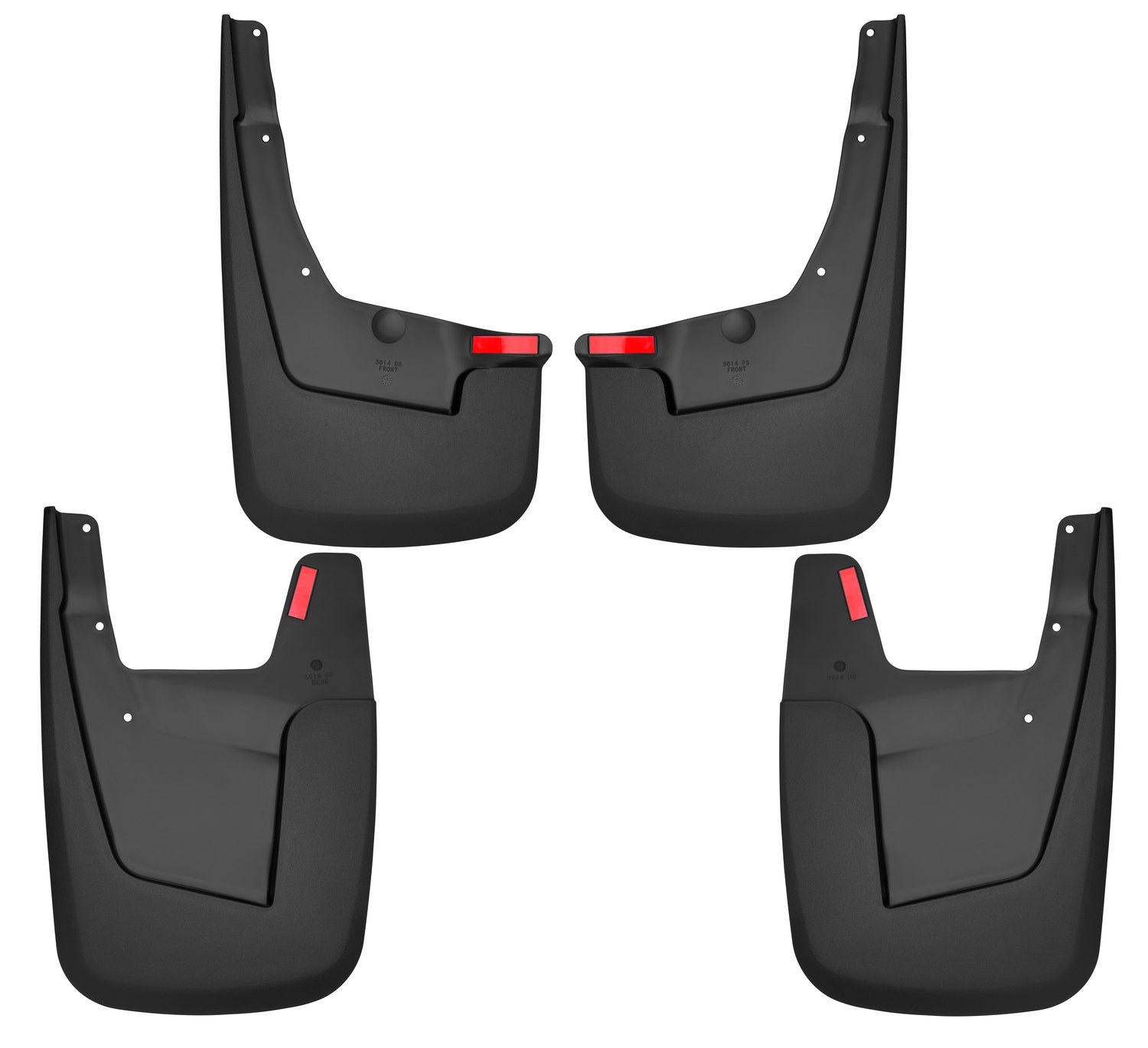 Husky Liners 58146 Custom Molded Mud Guard Set Fits 19-24 1500   Custom Molded