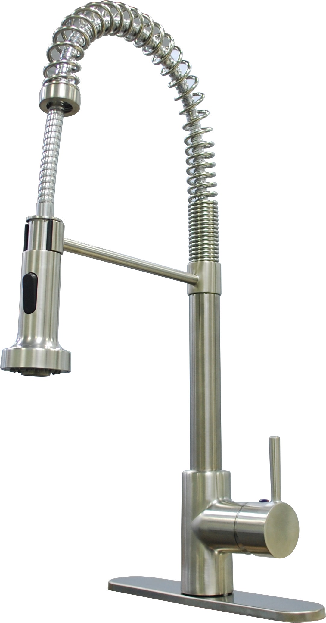 American Brass Sp5000n-A Rv Kitchen Faucet With Hi-Arc Coiled Hammer Spout,