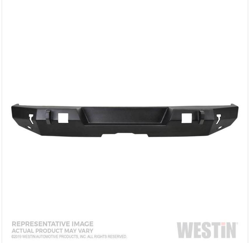 Westin 59-82065 Wj2 Rear Bumper Steel Textured Black Incl. Hardware Kit Wj2 Rear