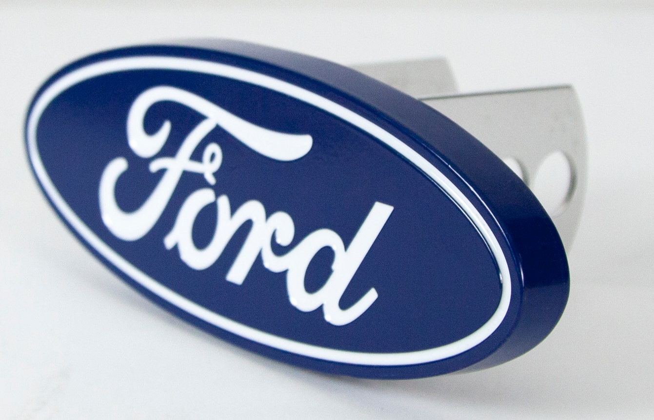 Plasticolor 002236 Ford Oval Hitch Cover   Ford Oval Hitch Cover