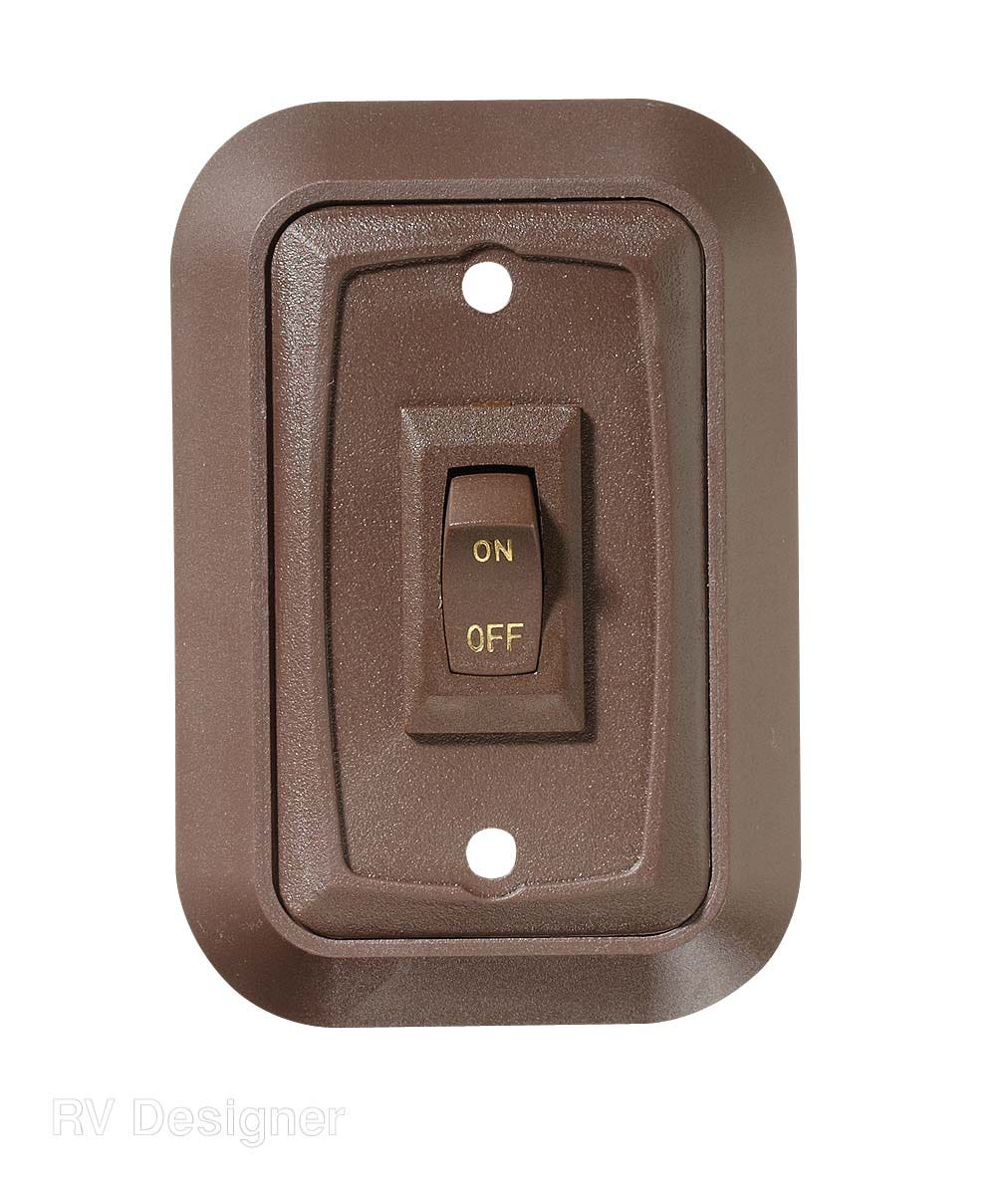 Rv Designer Collection S651 Wall Plate Switch Single On/Off, 3.53 Inches X 2.39