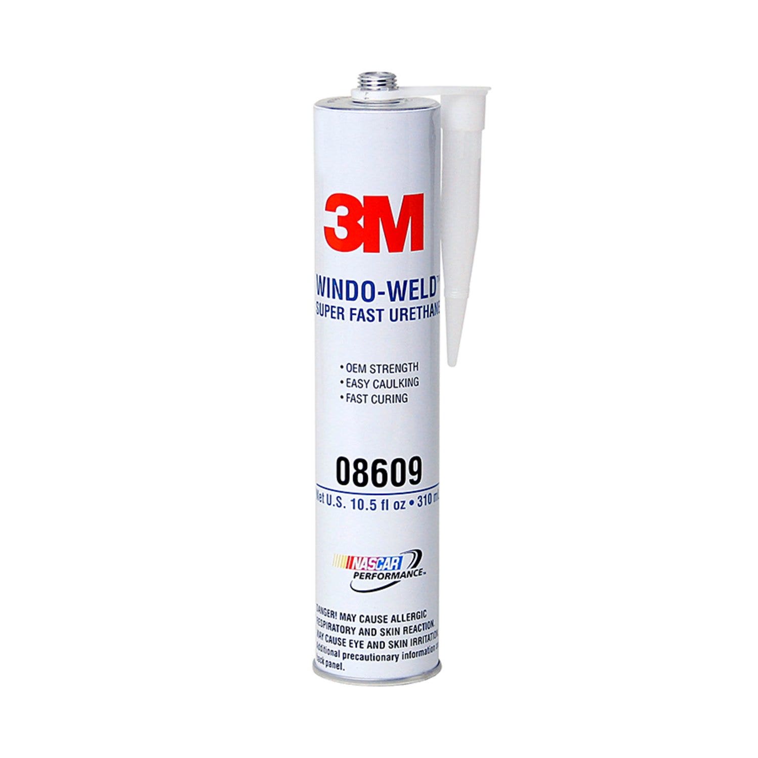 3M 08609 Window-Weld Super Fast Urethane Black Cartridge - 10.5 Fl Oz.
