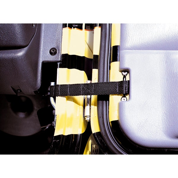 Rugged Ridge 12103.01 Adjustable Door Strap   Door Check Strap; Color - Black,