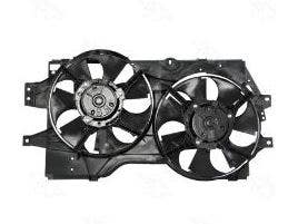 Four Seasons Dual Radiator And Condenser Fan Assembly P/N:75204  Dual Radiator
