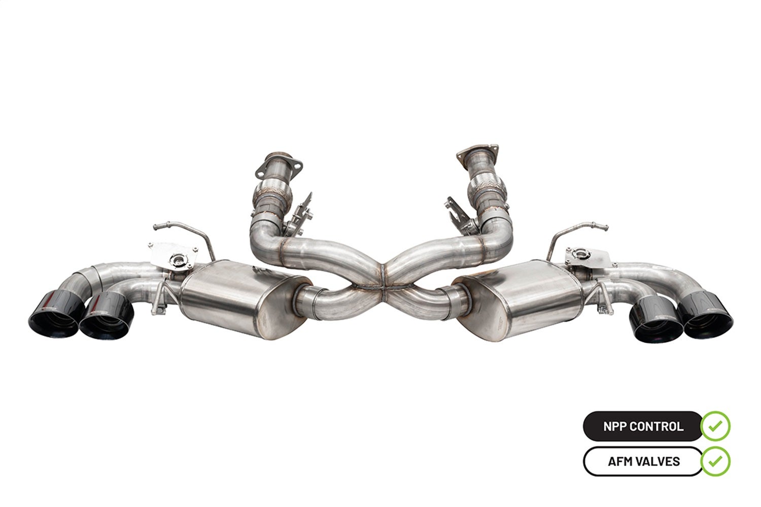 Corsa Performance 21100Blk Cat-Back Exhaust System Fits 20-23 Corvette