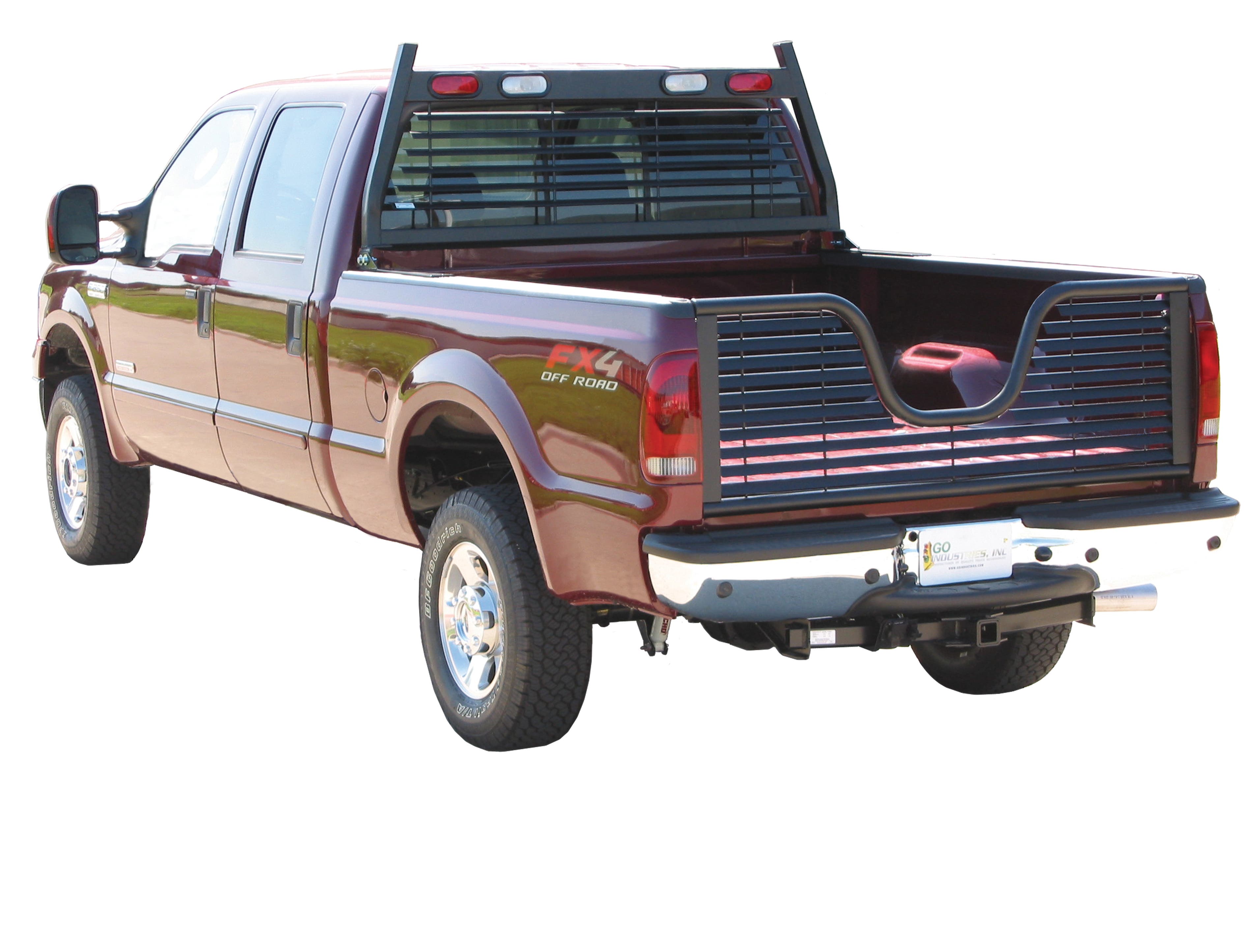 Go Industries 620B L.Headache All Full Sz Bl   Headache Rack Heavy Duty Lighted;