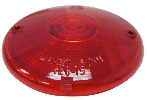 Peterson Manufacturing 42015 Red Replacement Lens   Trailer Light Lens