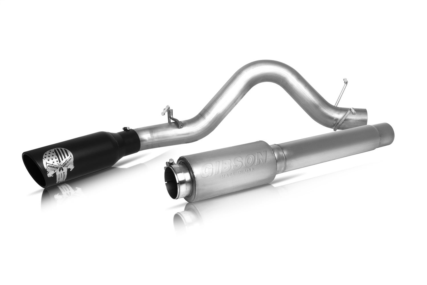 Gibson Performance 76-0039 Patriot Skull Series Cat-Back Single Exhaust System