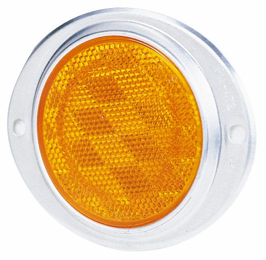 Pm V472a Aluminum Oval Reflector  Mfg.  Reflector; Lens Color - Amber, Diameter