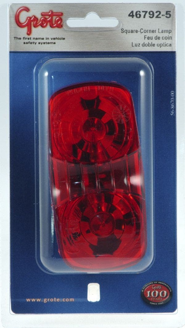 Grote Perlux 467925   Side Marker Light  Housing Color - White, Quantity -