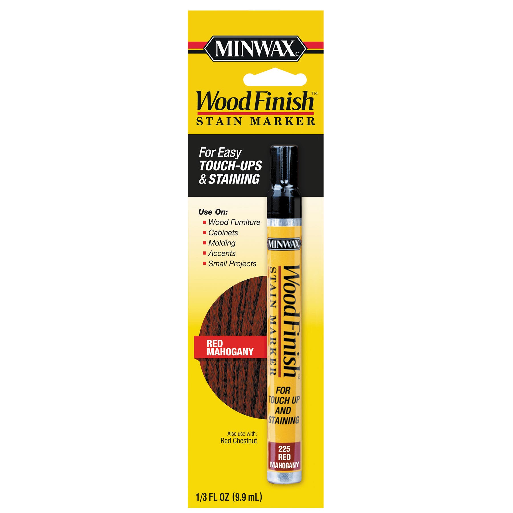 Minwax 63484 Wood Finish Mahogany Stain Marker Interior Wood Minwax  Wood Finish