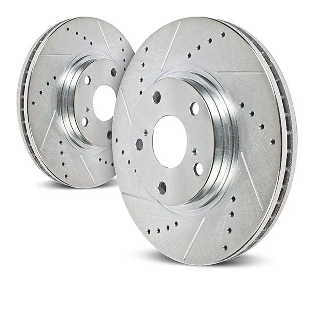 Power Stop Jbr1571xpr Front Evolution Drilled & Slotted Rotor Pair Power Stop