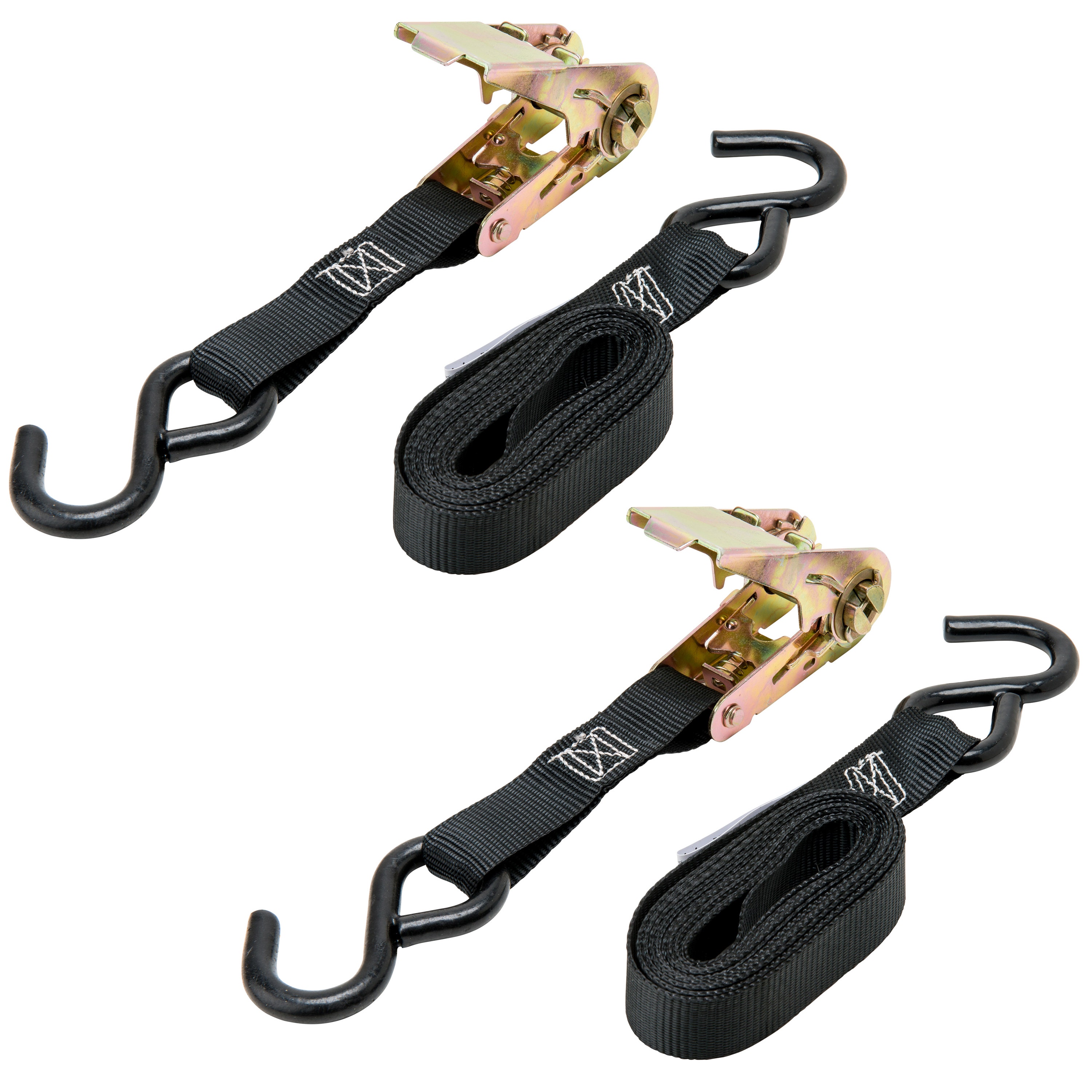 Keeper 05511 10' X 1" Ratchet Tie-Down, 2 Pack   10  X 1  Ratchet Tie-Down, 2