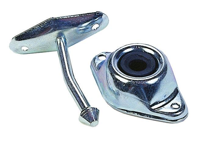 Jr Products 10314 Plunger Door Holder - Angled, 4-3/4"   Door Catch; Used To -