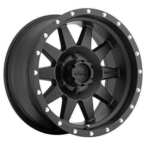 Method Race Wheels 301 The Standard Matte Black 17X8.5" 5X5", 0Mm Offset 4.75"