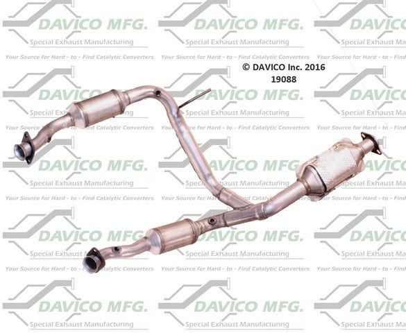 Davico Mfg Catalytic Converter P/N:19088  Catalytic Converter P/N: