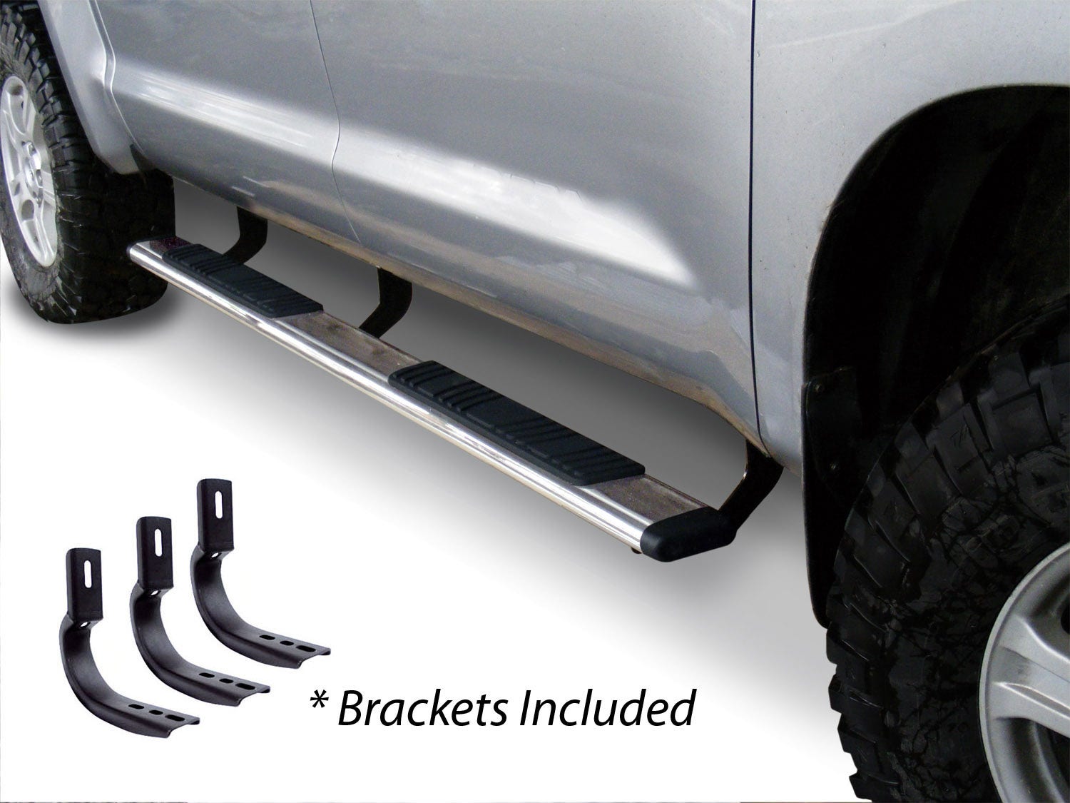 Go Rhino! 5" Oe Xtreme Low Profile - Complete Kit: Sidesteps + Brackets ! 5  Oe