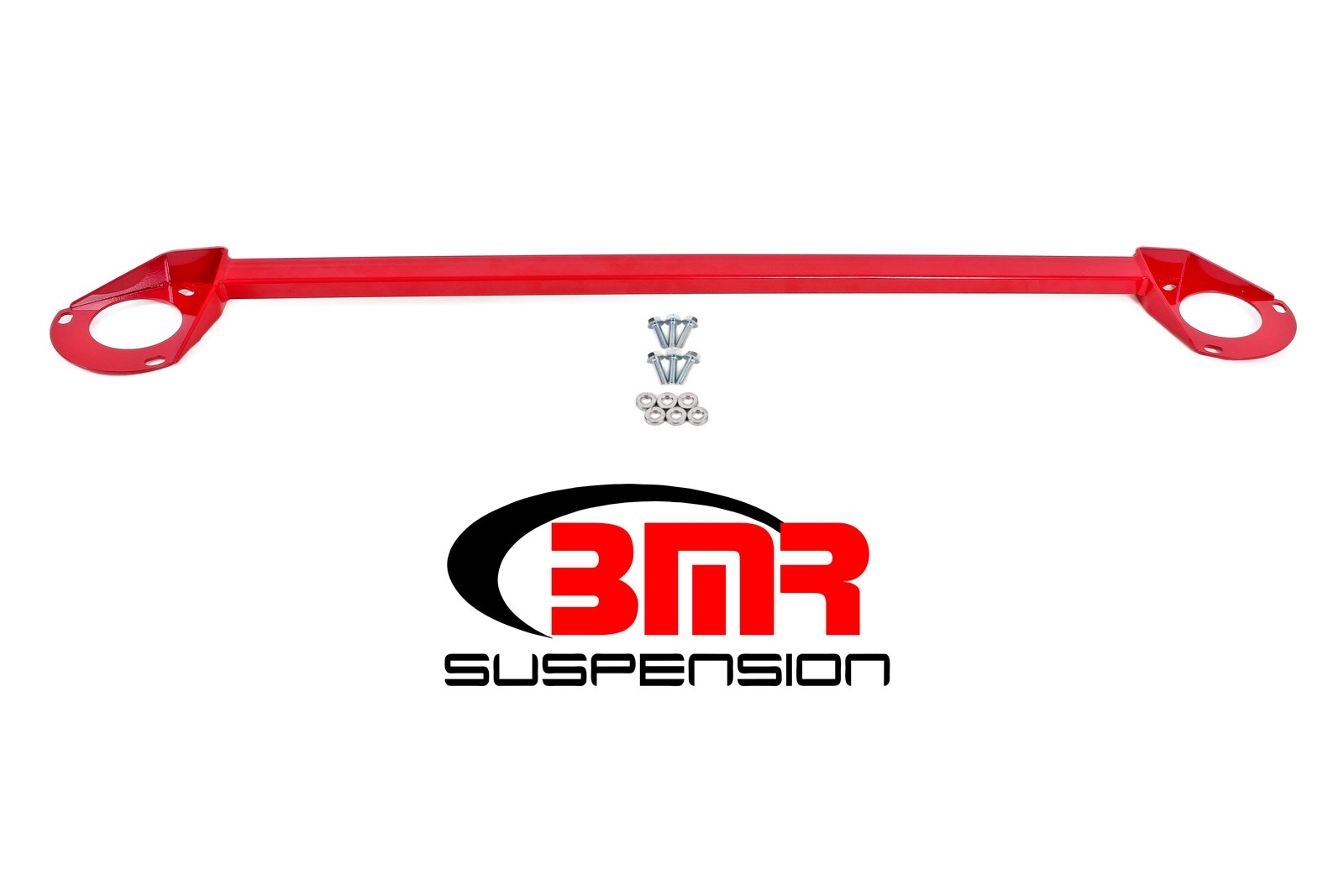 Bmr Suspension Stb018r Strut Tower Brace, Bolt-On, Hardware Included, Steel, Red