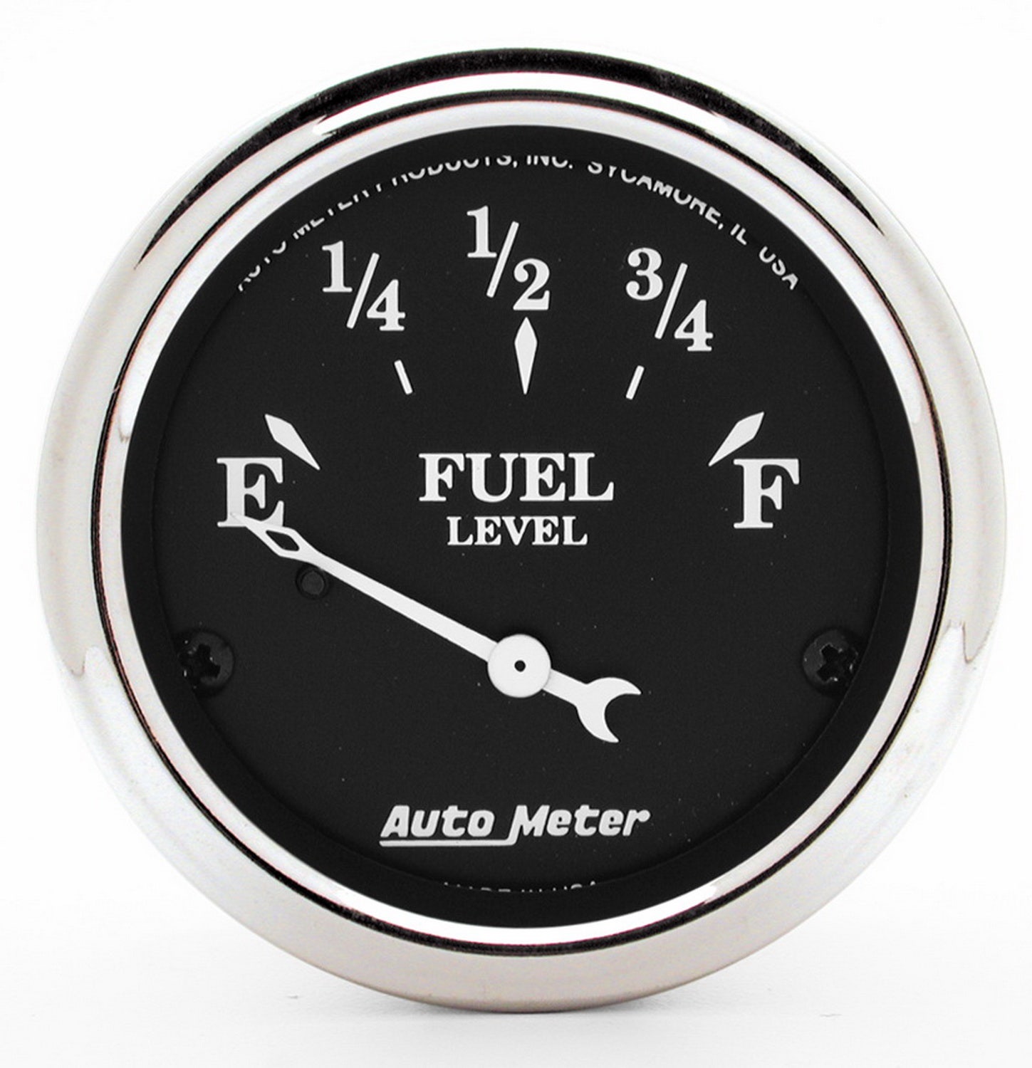 Autometer 1715 Old Tyme Black Fuel Level Gauge Auto Meter Products 17114 Gauge