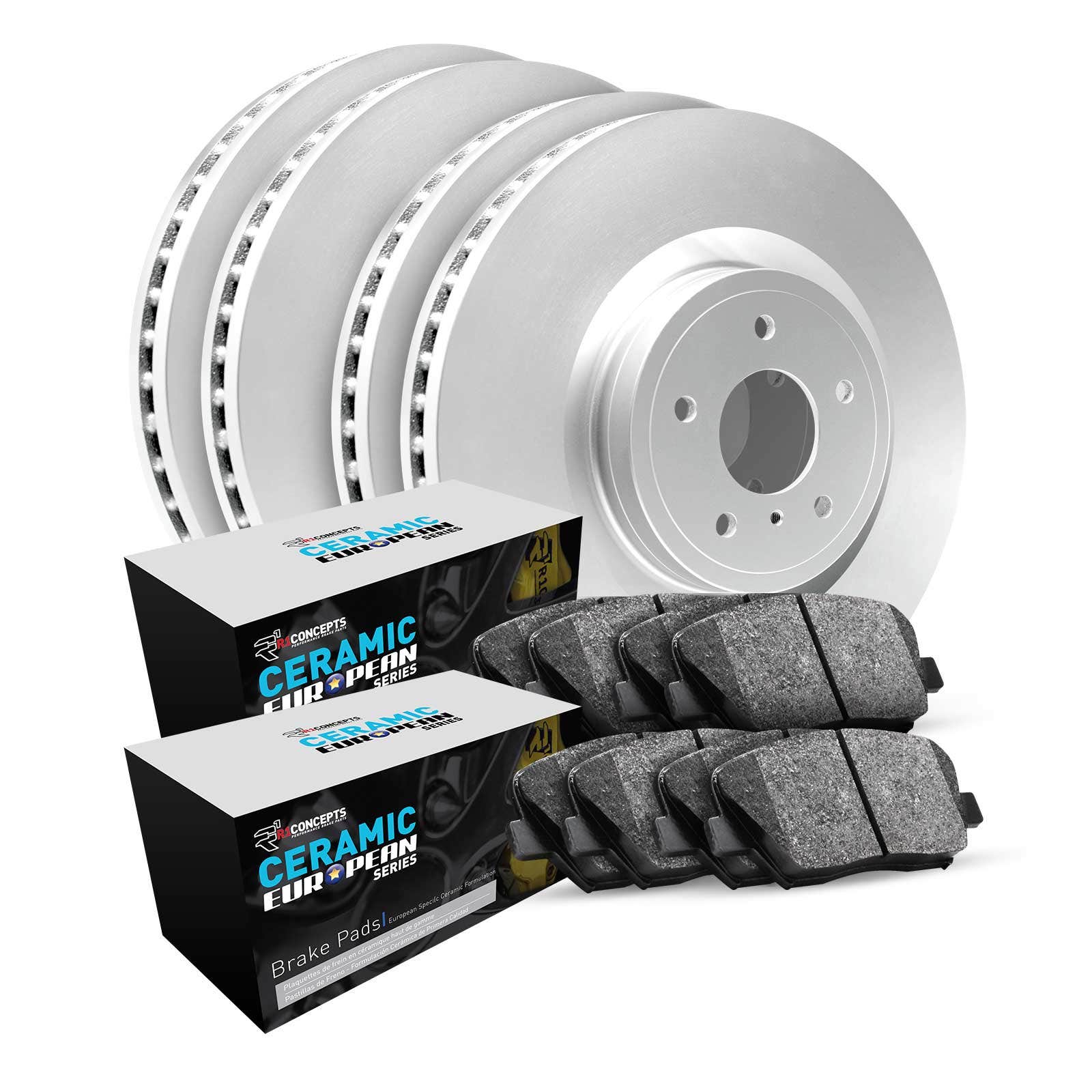 R1 Concepts Wdtn2-10703 R1 Concepts Brake Rotor- Carbon Coated With Euro Ceramic