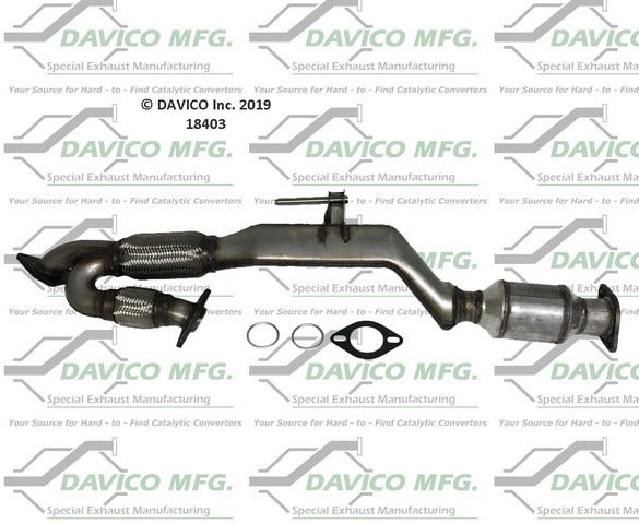 Davico Mfg Catalytic Converter P/N:18403  Catalytic Converter P/N: