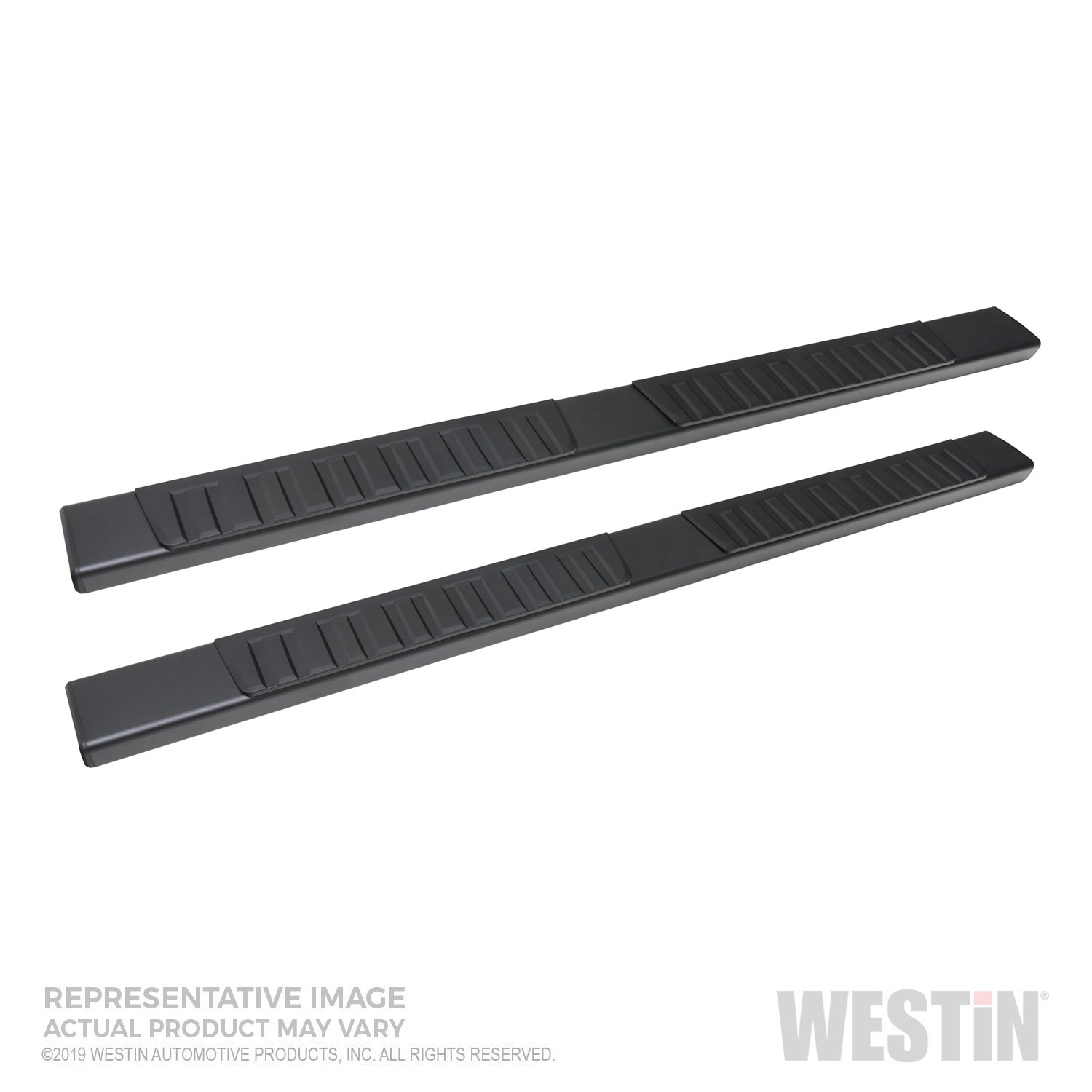 Westin Black R7 Nerf Step Bars Silverado/Sierra 1500 Double Cab 2019 (Excl. 2019